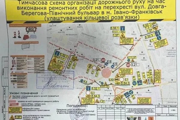 Перекриття дороги
