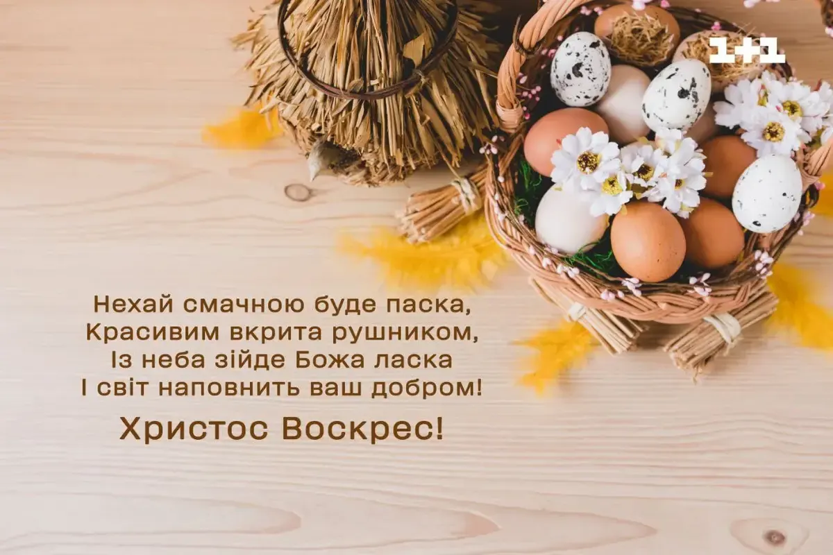 Привітання з Великоднем 