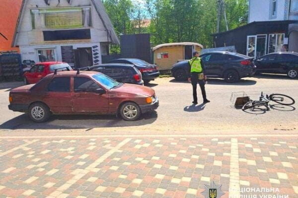 На Прикарпатті збили велосипедиста
