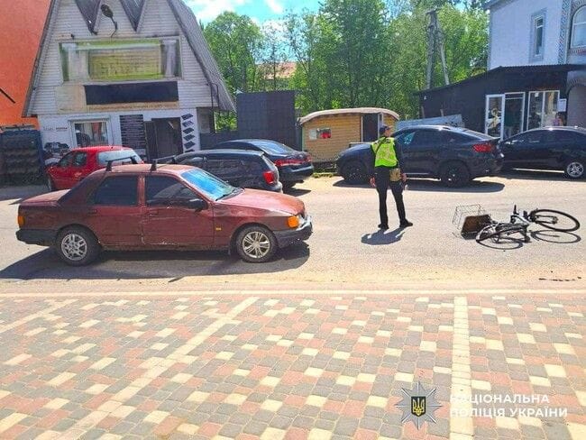 На Прикарпатті збили велосипедиста