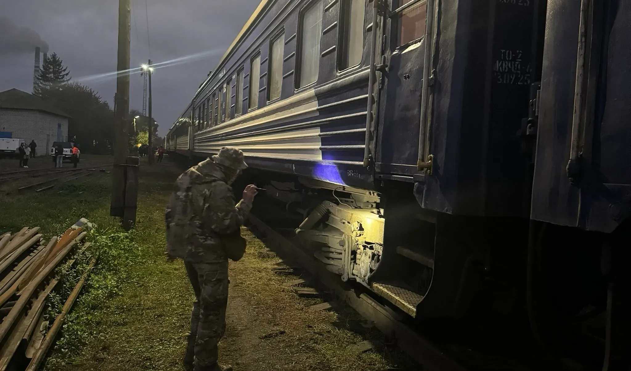 Замінували потяг