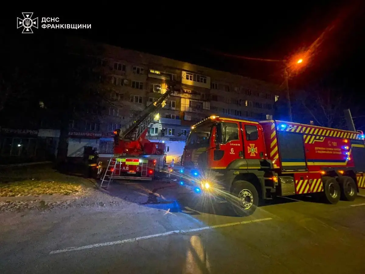 Пожежа в Калуші