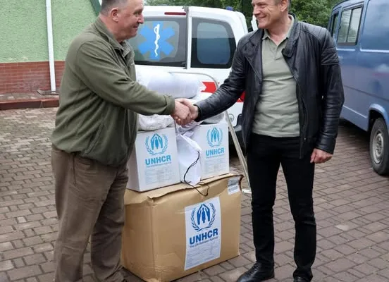 Тисменицька міська лікарня отримала гуманітарну допомогу від благодійної організації «Благодійний фонд «Шведський центр допомоги»