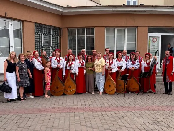 В Івано-Франківську відбулася мистецька програма муніципальної капели бандуристів з нагоди відзначення Дня Української Державності
