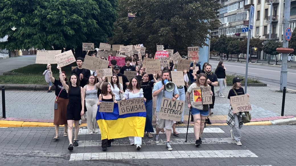 Хода на підтримку Федорова, Івано-Франківськ
