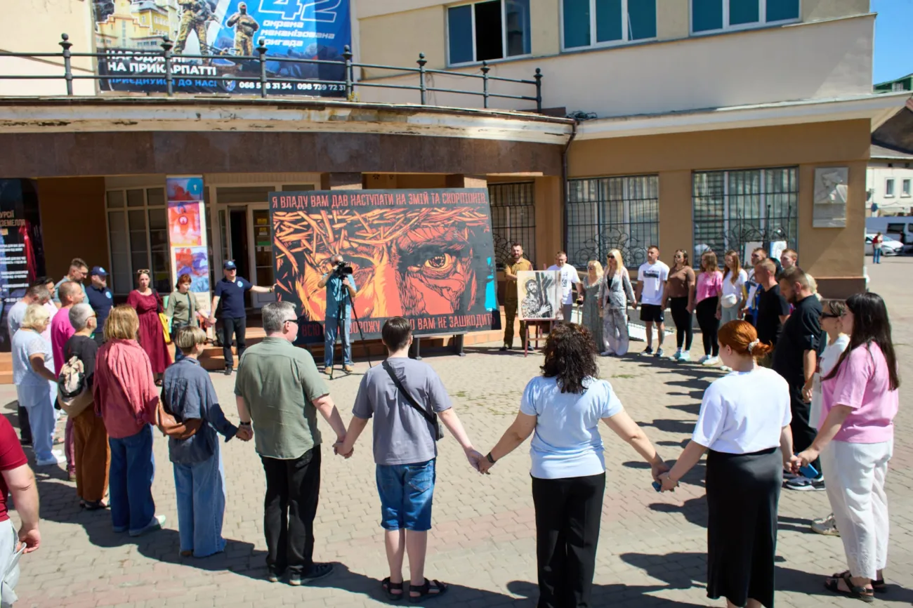 З Івано-Франківська стартувала духовно-мистецька акція «Хресна дорога: Втома і Надія»