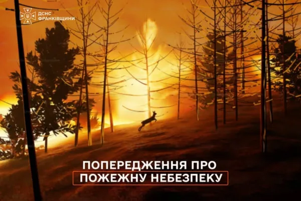 На Прикарпатті оголошено високу пожежну небезпеку 4-го класу