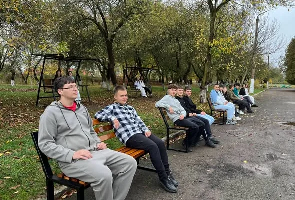 У Голинському ліцеї на Калущині облаштували «Сад мрій» за кошти Шкільного бюджету участі